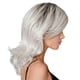 thumbnail image 4 of Pelucas onduladas de pelo largo y rizado Natural para mujer, color negro y gris, 4 of 5