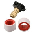 thumbnail image 5 of CHENGSI 4000 PSI High Pressure Washer Soap Injector Kit with 3/8 Inch Quick Connector for Outdoor Power Equipment, Includes Regulating Valve, Filter, and Nozzle, 5 of 10