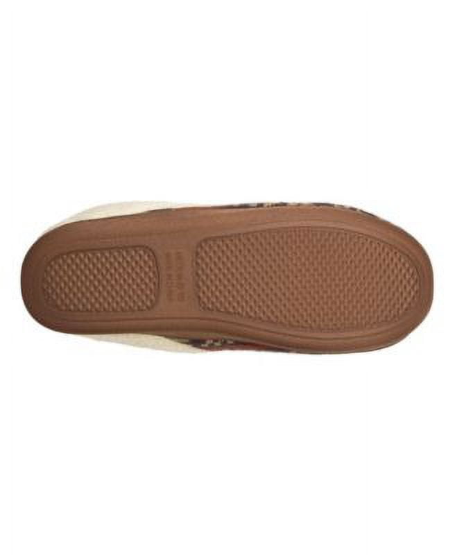 DEER STAGS Mens Navy Patterned Cushioned Lodge Round Toe  display picture 1