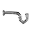 thumbnail image 6 of Renovator's Supply White Console Sink Belle Epoque Deluxe with Chrome Bistro Legs, 8" Widespread Bathroom Sink Faucet Classic Chrome and Heavy P Trap Chrome Brass Cleanout, 6 of 6