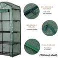 thumbnail image 4 of Mini Greenhouse 4-Tier Green Indoor Outdoor Sturdy Portable Shelves For Gardening Plants Cold Frost Protection Wind Rain Proof(Frame NOT Include), 4 of 9
