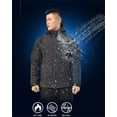 thumbnail image 2 of Shark Skin SoftShell Jacket Mens Outdoor Hunting Hiking Waterproof Military Jacket Tactical Windbreaker Army Combat Hooded Coat, 2 of 5