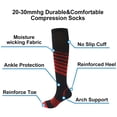 thumbnail image 3 of Calcetines de compresión deportivos - Calcetines deportivos de compresión de presión - Adecuados para correr fitness, 3 of 6