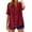 Vin Rouge, variante sur T-Shirt à Manches Longues pour Femmes Liquidation Femmes Chemises Mélange Chemise Ample Haut Col Montant Couleur Unie Manche Col Décontracté Chemise pour Femmes Chemise pour Femmes