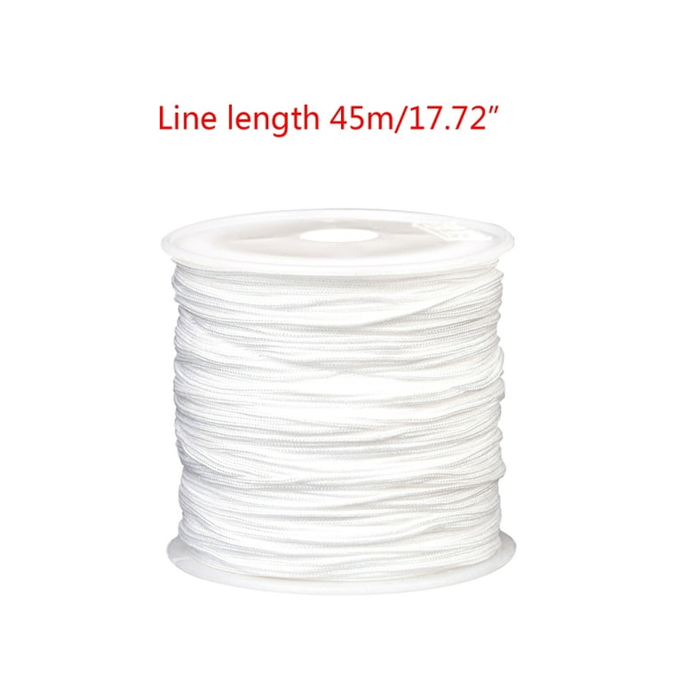 Nylon Cord for Bracelets, 1 Roll 147 Feet 0.8mm Beading String