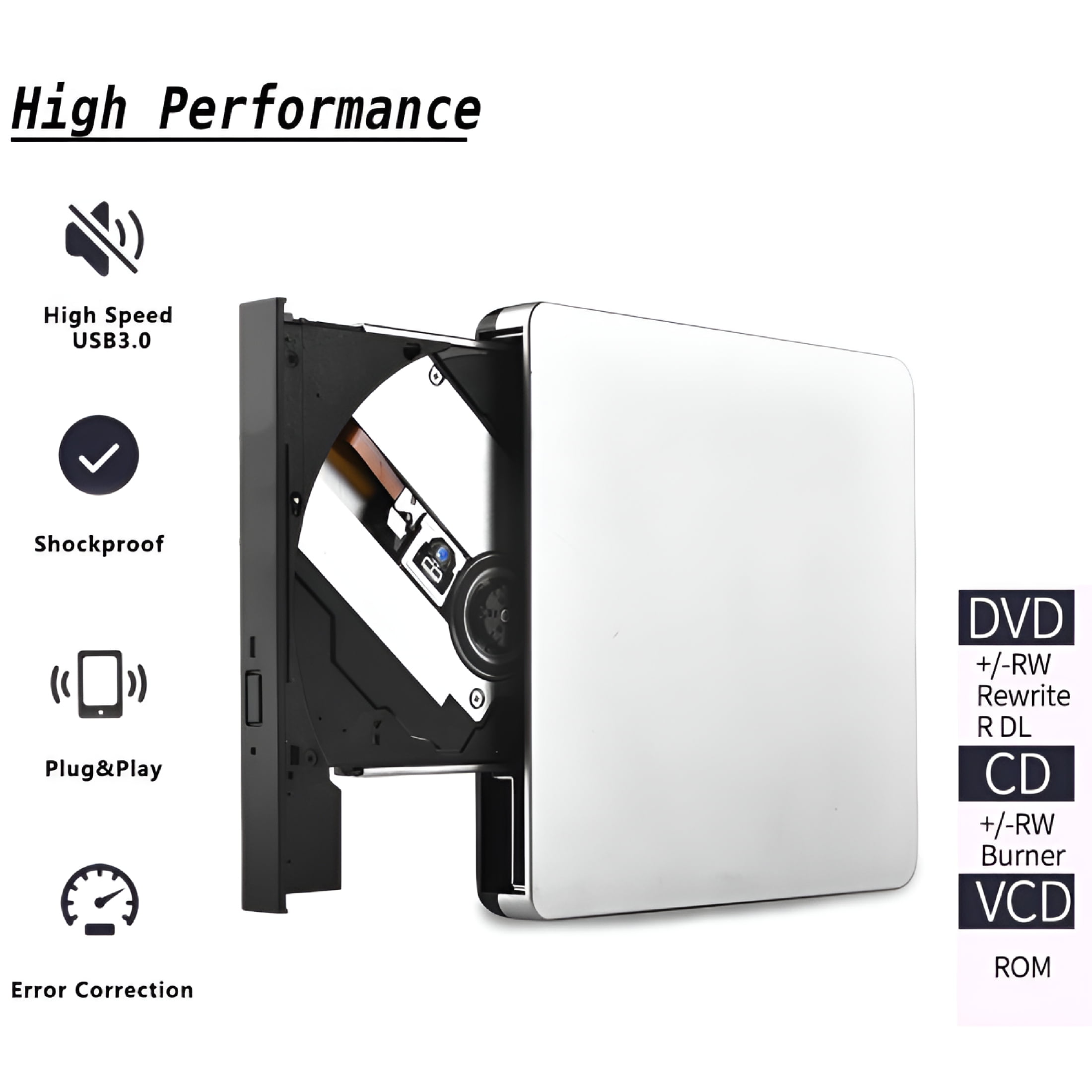 GJX 2026 New Portable Cd Players for Cars and Home Use with Driverless Technology for Car,Home,Travel,Office,Entertainment