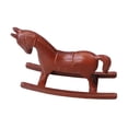 thumbnail image 4 of Lipstore Rocking Horse Ornament Decoration Housewarming Office Keepsake Multifunction red, 4 of 8