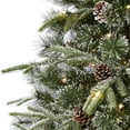 thumbnail image 5 of Nearly Natural 7.5ft Snowed Tipped Clermont Mixed Pine Christmas Tree, 5 of 10