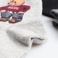 thumbnail image 4 of 1 par de calcetines de hombre con diseño de oso de dibujos animados, cómodos calcetines de patineta Harajuku, calcetines novedosos y transpirables, regalo de Navidad, 4 of 5