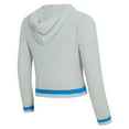 thumbnail image 2 of Women's Concepts Sport  Gray Detroit Lions Whitley Long Sleeve Hoodie Top & Shorts Set, 2 of 3