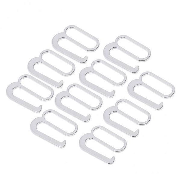 3x10 Uds Reemplazo De Aleación Correa Para Sujetador Gancho Deslizante Fig 9 Ajustador De Lencería 20mm