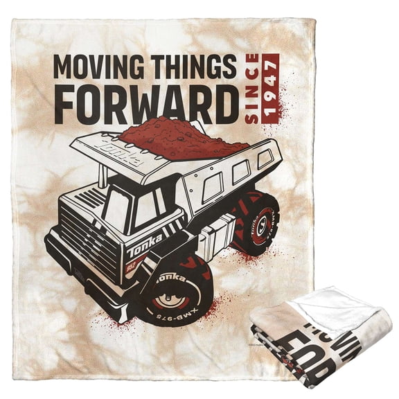Hasbro Tonka Moving Things Forward Kids Silk Touch Throw Blanket
