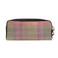 thumbnail image 2 of YFYANG Leather Portable Travel Small Makeup Bag, Multifunctional Storage Bag, Watercolor Abstract Plaid Pattern Cosmetic Bag, 2 of 4