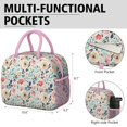 thumbnail image 6 of Obrewu Pioneer Flower Lunch Bag for Adult, Insulated, Leakproof, Oxford Cloth, 6 of 7