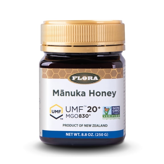 Flora - Manuka Honey, MGO 800 , UMF 20 , Sustainable, Traceable, 8.8 Oz