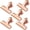 Rose Gold, variant on 5Pcs Potato Chips Bag Clips Stainless Steel Sealing Clip Photo File Clamps Multifunction Household Kitchen Bag Clips Storage-Black
