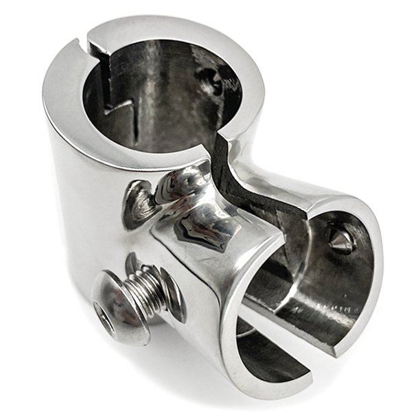 boat rail fittings Stainless Steel Boat Marine Handrail 60 Degree T/Tee Fitting Rail Connector