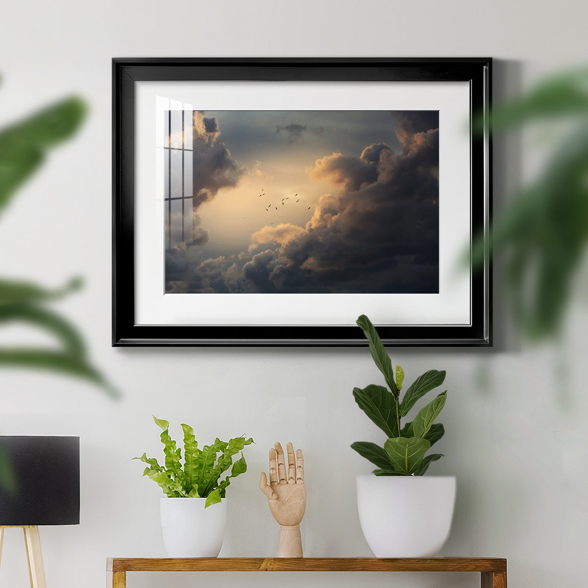 Soaring High Above Premium Framed Print - Ready to Hang