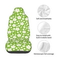 thumbnail image 4 of Picia Green White Flowers Print Waterproof Sweating Car Seat Cover for Post Gym Workout, Running, Beach and Hiking, Universal Fit Anti-Slip Bucket Seat Protector, 4 of 5