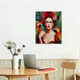 thumbnail image 2 of Nawypu  Frida Kahlo Wall Art Print, Home Decor Framed Poster Wall Art Canvas Artwork for Living Room, Pictures for Bedroom Painting (Ready to Hang, Frida Kahlo W/Birds), 2 of 4