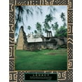 thumbnail image 2 of Unknown 12x14 Black Ornate Wood Framed with Double Matting Museum Art Print Titled - Legacy - Ancient Ruins, 2 of 4