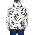 thumbnail image 5 of Zip Up Hoodies for Men - Minimalist Lines Cute Cow Head Long Sleeve Comfrt Men'S Fashion Hoodies & Sweatshirts, Jackets for Men Hoodies Pullover Clothing Clothes with Pouch, 5 of 5