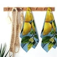 thumbnail image 6 of Nawy Lemon Kitchen and Bathroom Hand Towels Two-Piece Set Ultra Absorbent 27.5x16in 27.5*16in, 6 of 6