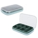 thumbnail image 1 of CAJA DE DISPENSACIÓN DE TABLETAS, Exquisita Caja de Tabletas Portátiles Elegantes Verdes Con Diseño de Compartimento para la Caja de Medicina para el Paciente, 1 of 7