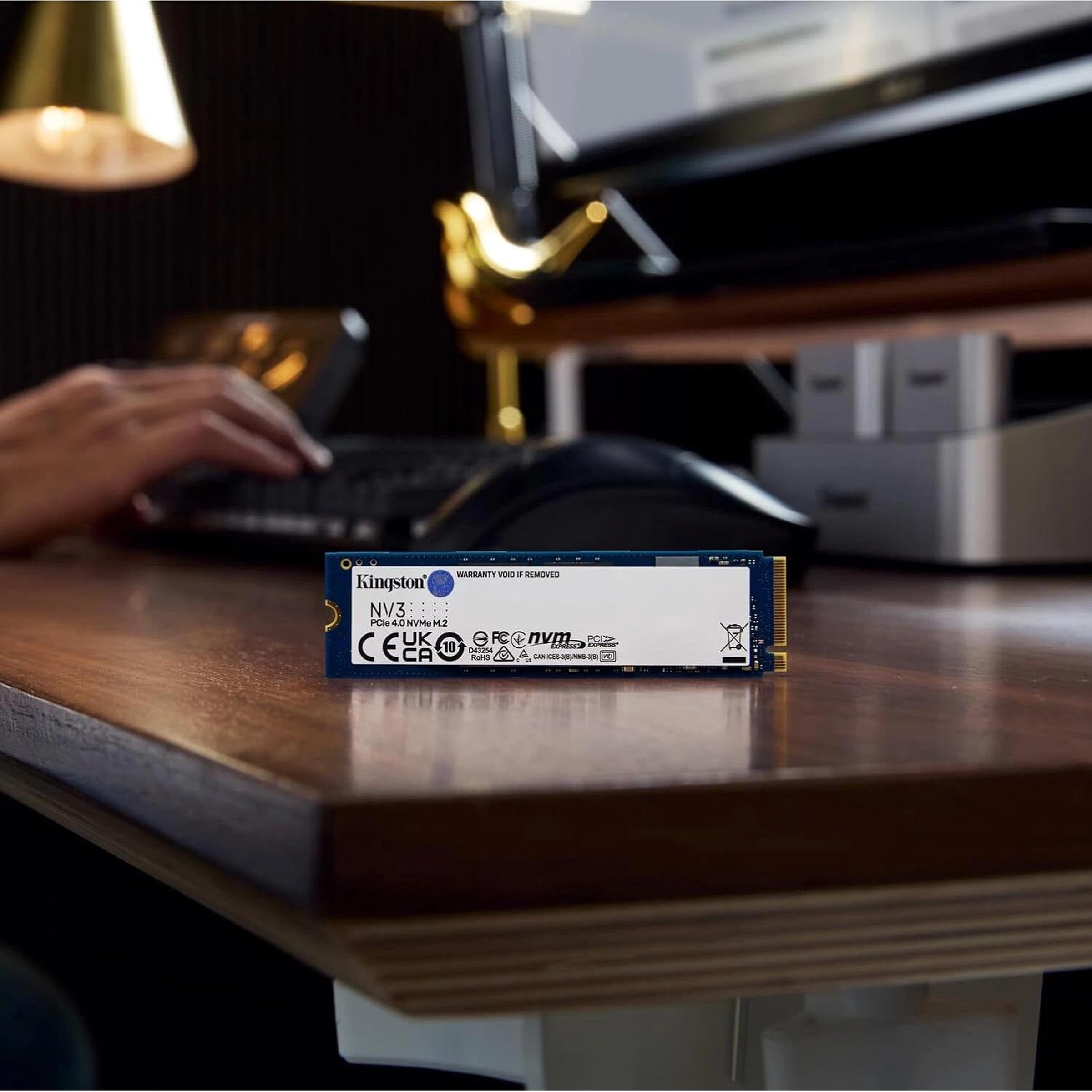 Kingston NV3 1TB M.2 2280 NVMe SSD PCIe 4.0 Gen 4x4 Up to 6000 MB/s SNV3S/1000G