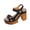 Black, variant on Slippers Women's Fashionable Casual Summer Solid Color Fish Mouth Head Style High Heels Sandals,Black,41