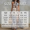 thumbnail image 3 of Morttic Women's Elegant Floral Print Halter Neck Sleeveless High Split Maxi Dress – Flowy A-Line Bohemian Holiday Dress Picture 3，XL, 3 of 3