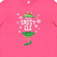 thumbnail image 4 of Inktastic Funny Christmas I'm the Sassy Elf with Shoes and Hat Youth T-Shirt, 4 of 5