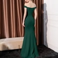 thumbnail image 5 of Swuxness Women Sleeveless Formal Maxi Dresses, Women Long Evening Gown, Women's V Neck Fitted Waist Hugging Hips Slim Fishtail Skirt Maxi Formal Evening Gown Dress Green, XL, 5 of 5