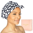 thumbnail image 1 of Gorro de ducha GRACE & COMPANY Luxury 100% impermeable Casablanca, 1 of 8