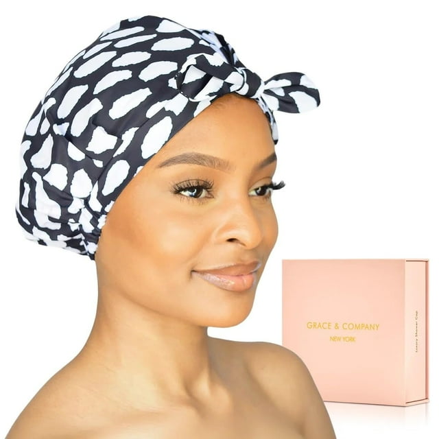 Gorro de ducha GRACE & COMPANY Luxury 100% impermeable Casablanca