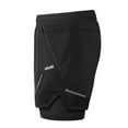 thumbnail image 4 of 2-In-1 Men Running Shorts with Zipper Pockets Quick  Exercise Shorts for Training Gym Workout, 4 of 7