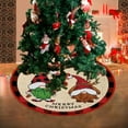 thumbnail image 4 of D-GROEE Christmas Tree Skirt, Tree Skirt Christmas Decorations 35 Inch Santa Claus Christmas Tree Skirt for Xmas Tree Ornament, Large Christmas Tree Mat, Merry Christmas Holiday Party Tree Decor, 4 of 8