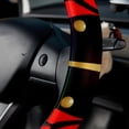 thumbnail image 5 of Seven Starred Iadybird 14.5 Inch Printing PVC Leather Auto Accessories Car Wheel Cover Steering Wheel Covers, 5 of 6