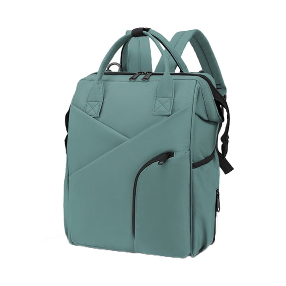 Bolso cambiador de pañales Wosthever para bebé color verde con almacenamiento y organización
