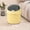 Yellow#3, variant on Desktop Trash Can with Lid | Cute Small Plastic Waste Bin for Dorm Room, Office Desk, Kitchen & Bathroom | Flip-Top Design | 8.26x5.51x5.51 Inches | 1-Piece