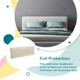 thumbnail image 4 of 1.8M Headboard Cover Thicken Dustproof Stretch Solid Color Headboards Fabric Removable Solid Slipcover Washable Bed Protector Bedding Beige, 4 of 7