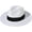 White, variant on Womens Sun Straw Hat Beach Panama Hat UPF50 Foldable Packable Wide Brim Hat for Travel
