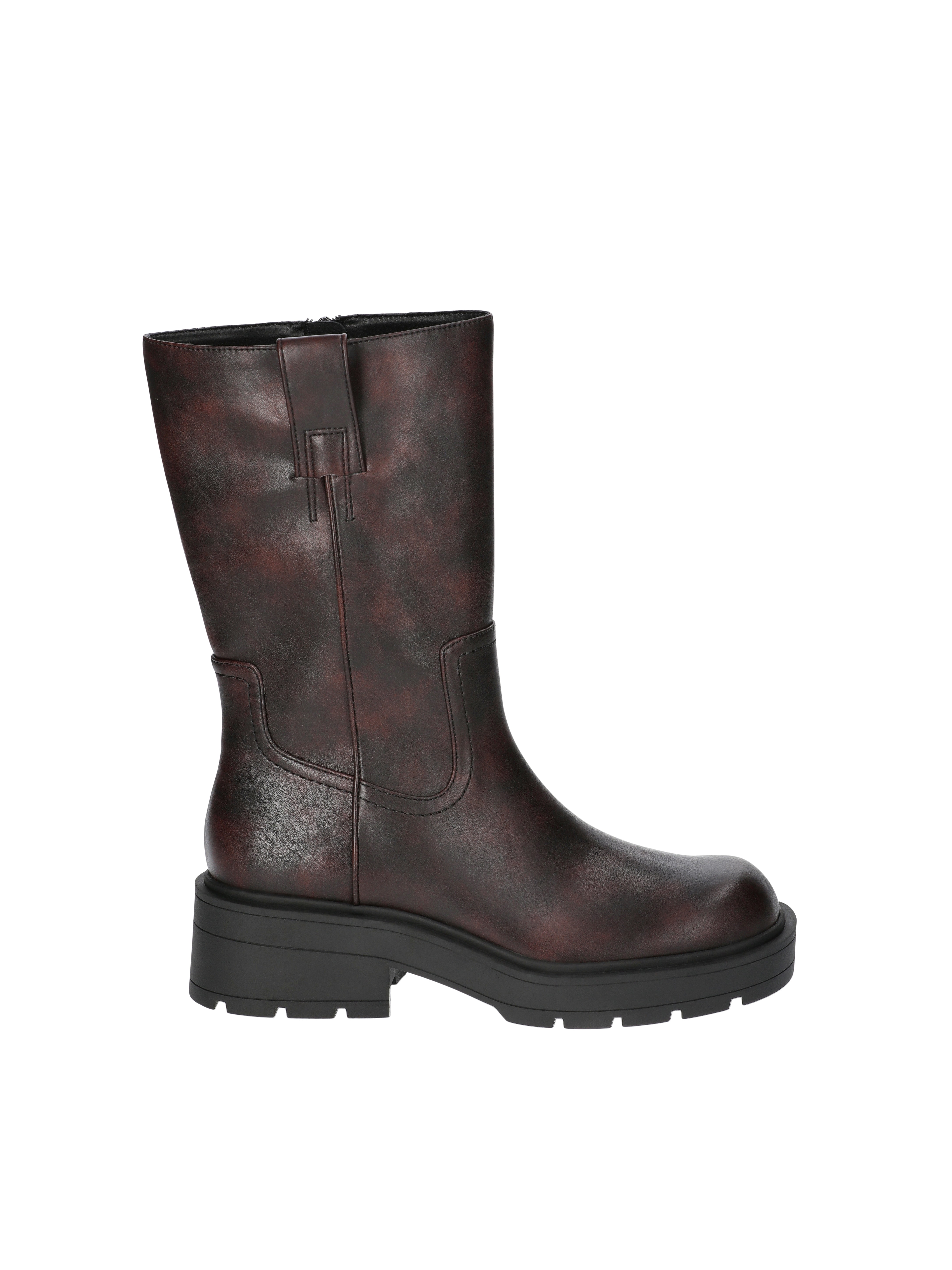 No Boundaries Women's Pull On Lug Sole Boots, Wide Width Available