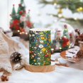thumbnail image 2 of Yayeee Flameless Candles with Remote Flickering Battery Operated Multi Color Changing, Green Floral Garden, 2 of 7