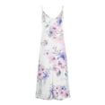 thumbnail image 5 of Nmnitkp Womens Plus Size Dress Summer Casual Bohemian Maxi Dress V-Neck Sleeveless Flowy Boho Floral Beach Long Dress with Pockets S-5XL, 5 of 5
