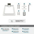 thumbnail image 2 of Amerock Blackrock Polished Nickel Closed Towel Ring, 2 of 5