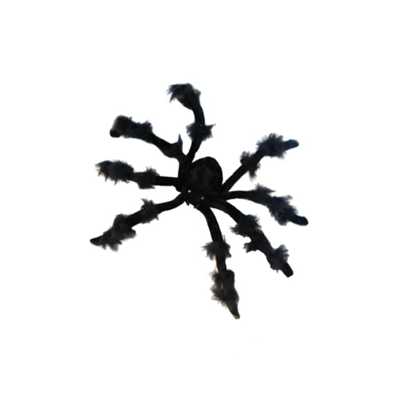 Black 20 inch Poseable Spider