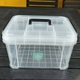 thumbnail image 7 of Large Capacity Double-Layer Medicine Organizer Box - Waterproof, Transparent Storage for Home & Travel, 7 of 7