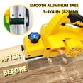 thumbnail image 6 of Cordless Brushless Handheld Planer Compatible with Dewalt 20V MAX Battery, 3-1/4″, 15000 RPM, Power Planer Tool Only (No Battery), Electric Wood Planer for Woodworking, Carpenter and Home DIY, 6 of 9