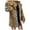 Brown##1, variant on jsaierl Womens Furry Coat Jacket Plus Size Luxury Leopard Dot Warm Dalmatian Pattern Soft Fleece Faux Fur Lapel Winter Overcoat
